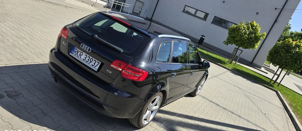 Audi A3 cena 33000 przebieg: 201500, rok produkcji 2010 z Debrzno małe 407